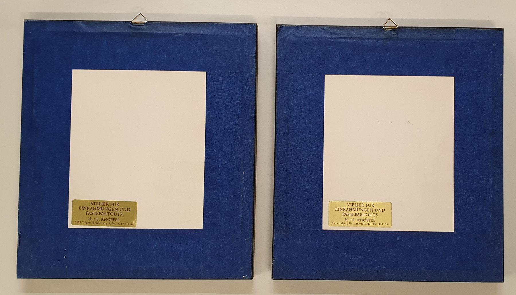 Grafiken & Lithographien: Scherenschnitt Karin Bonderer - 2er Set gerahmt – Gebraucht aus Kreuzlingen von Rschweiz1 6