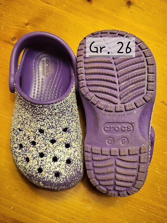 Scarpe per ragazze: Crocs, 26, glitzernd – Usato da Zürich venduto da deb_ft5r