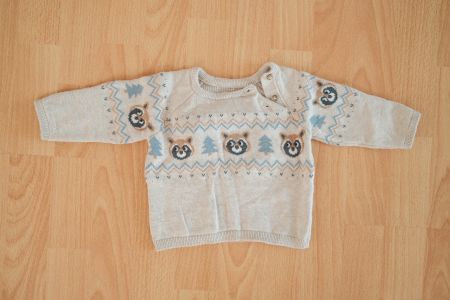 C&A Baby Strickpullover mit herzigem Tiermotiv – Gr. 62