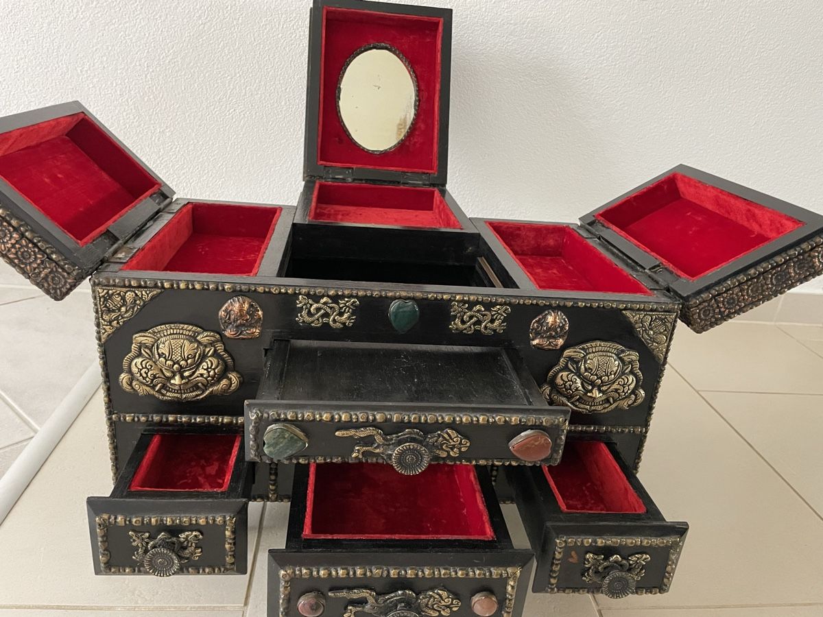 Barattoli: Schmuck Kasten / Schatulle antik – Nuovo (secondo la descrizione) da Lindau venduto da Gybsi0