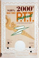 14,8% République Française PTT - 1983