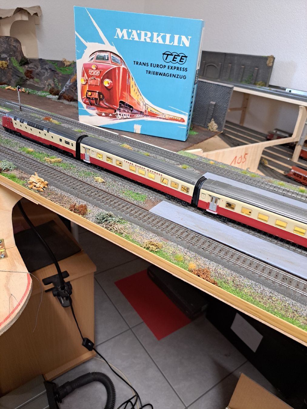 Märklin Modellini di ferrovie: Märklin Ram502 TEE 5-teilig ESU – Usato da Düdingen venduto da Ce68 3