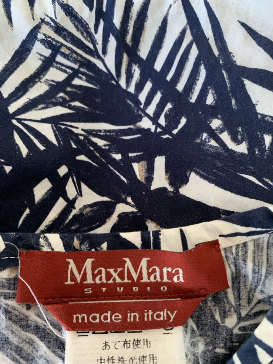 Max Mara Vestiti: MaxMara: Herrlich blau gemustertes, langes Sommerkleid, 36 – Nuovo (secondo la descrizione) da Luzern venduto da designluzern 5