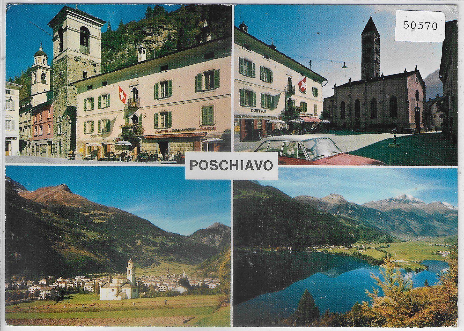 Cartoline postali: Poschiavo - Multiview – Usato da Ettingen venduto da Kartenplanet