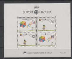 Madeira 1989 Europa-Cept Block Nr. 10 **