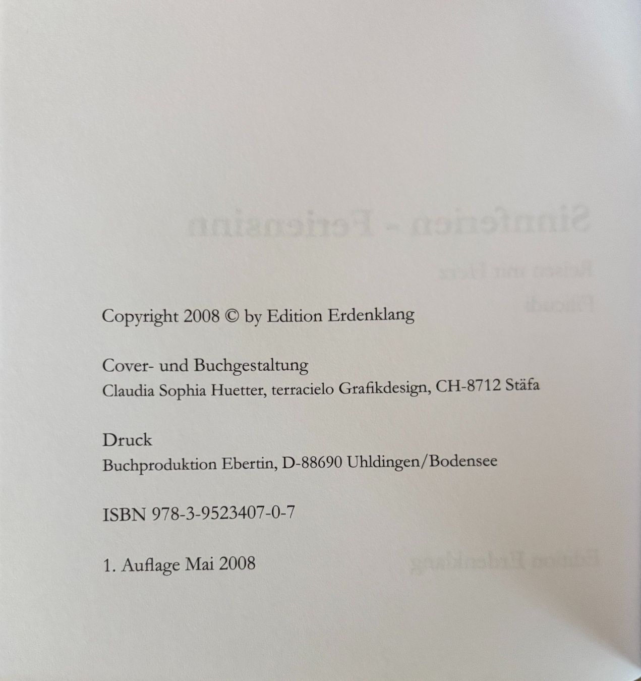 Libri: Reutter Angelika U., Sinnferien - Feriensinn – Nuovo (secondo la descrizione) da Sarnen venduto da Livres 2
