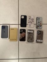 Apple iPhone 15 Pro Max schwarz mit Panzerglas und Hüllen