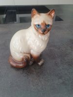 Vintage Siam Katze Porzellanfigur, Top Zustand, Deko!