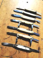KLAPPMESSER HOCHWERTIGE HANDARBEIT , 7 STÜCK.
