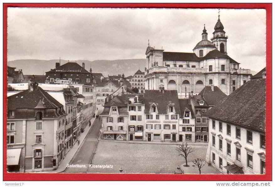 Cartoline postali: SOLOTHURN KLOSTERPLATZ – Usato da Grüningen venduto da Kartenlaube