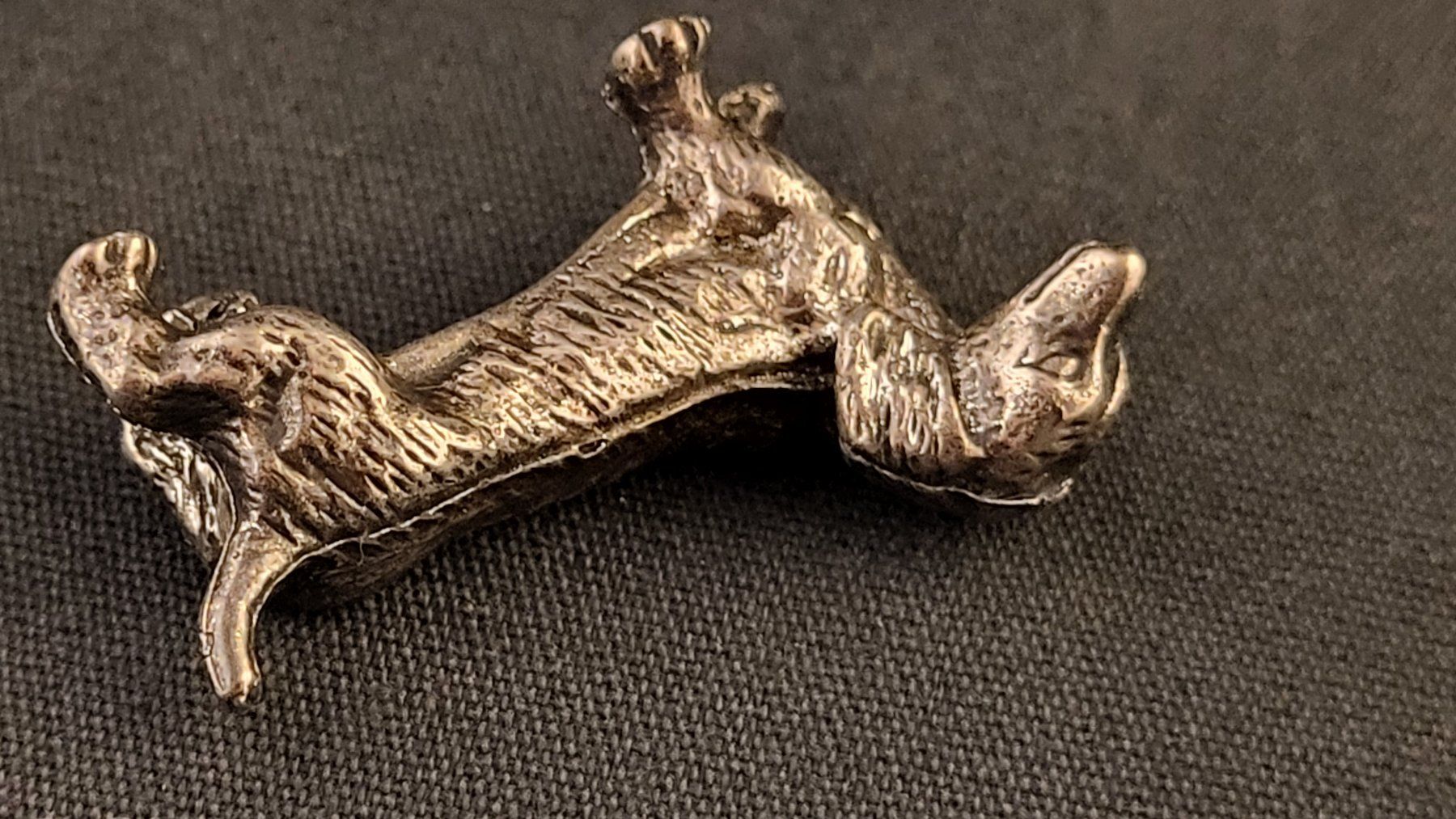 Statuette: Kleiner Metall-Dackel "III" – Usato da Basel venduto da spinne02 5