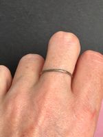 Ultra feiner Silberring Kerben (60)