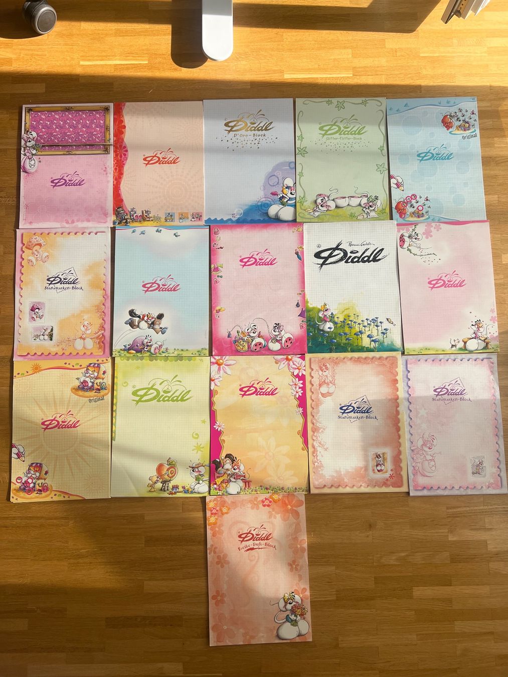Carta: 16 A4 Diddl blätter frisch ab block – Usato da Koppigen venduto da _f.n_