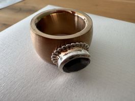 Ring Olga Ribler mit Rauchquarz