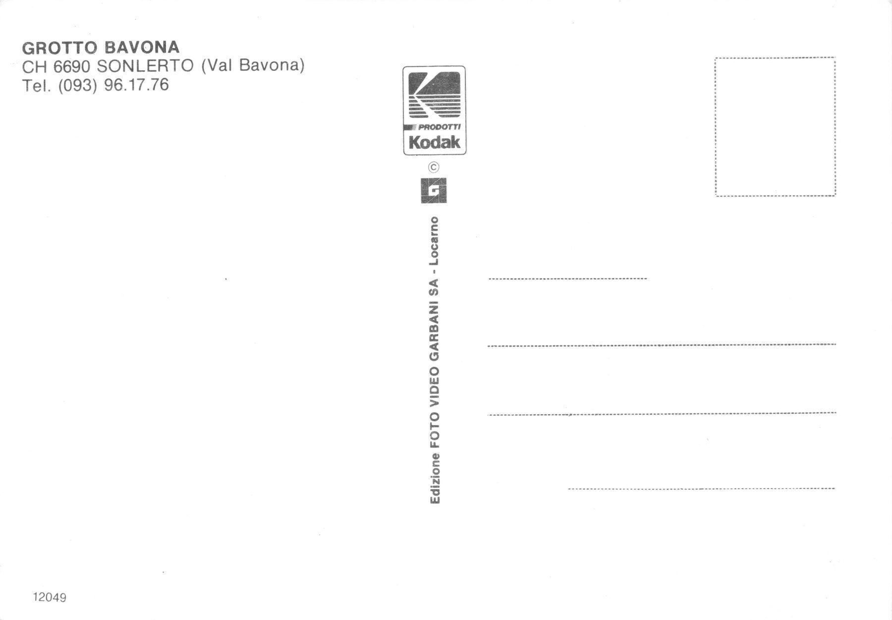 Cartoline postali: Grotto Bavona – Usato da Biasca venduto da Blenio71 1