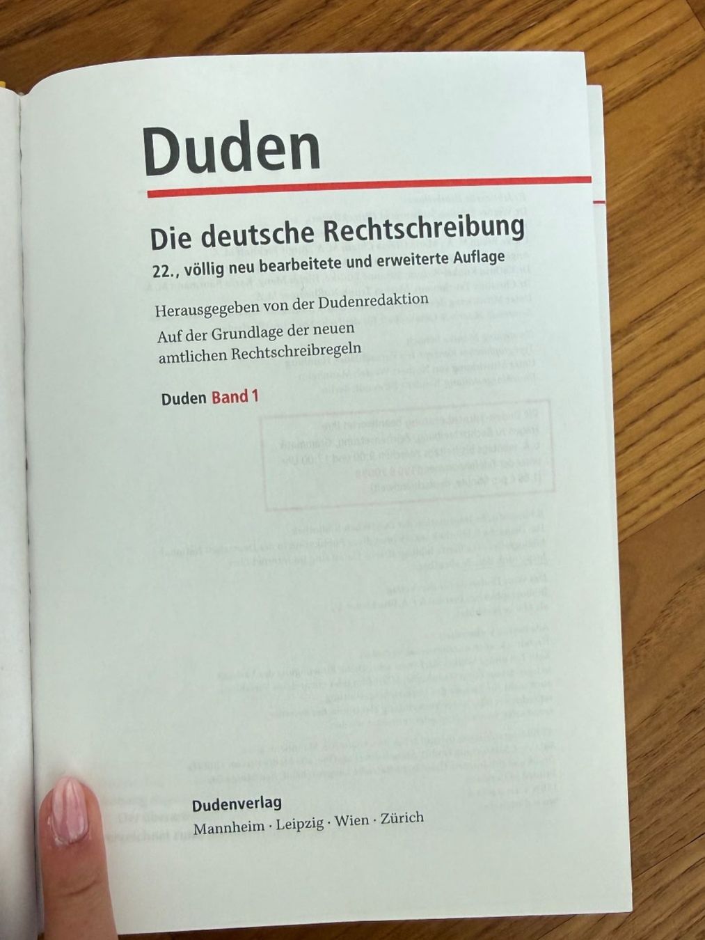 Libri: Duden Deutsch – Usato da Sissach venduto da laura.x4 2