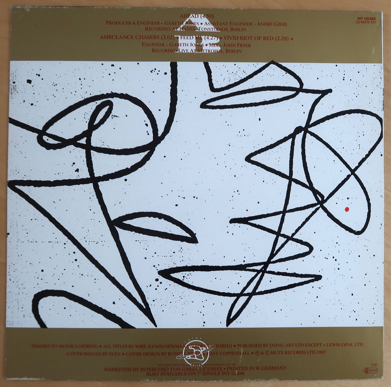 Vinyles: WIRE - AHEAD (12'' EP COLOURED VG) – D'occasion à Hedingen par Studers 1