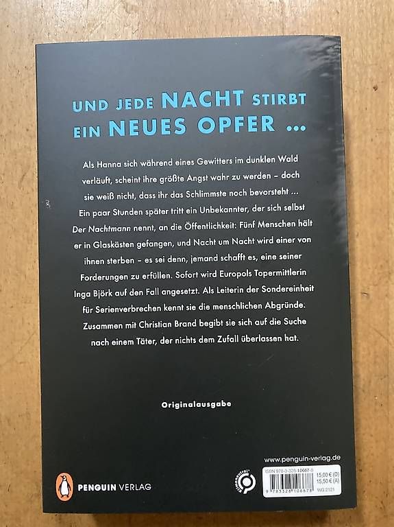Libri: Jan Beck - Die Nacht "Thriller" – Usato da Riehen venduto da Albi2010 1