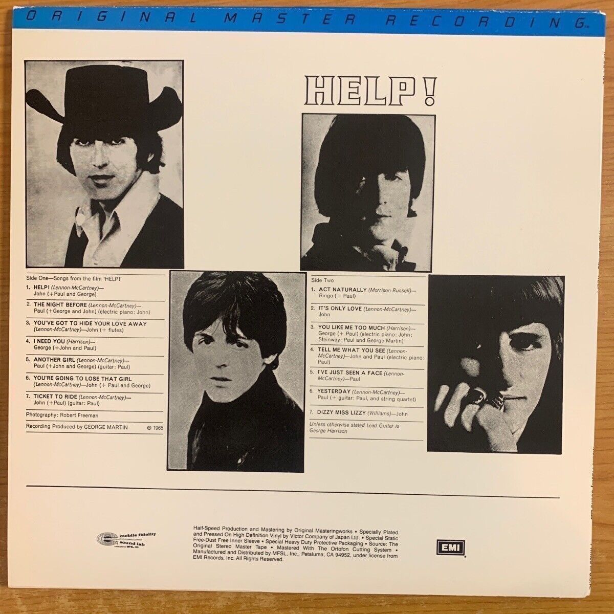 Schallplatten: Beatles - Help ! / Audiophile MFSL 1985 - Very nice – Gebraucht aus Gais von soundcave57 1
