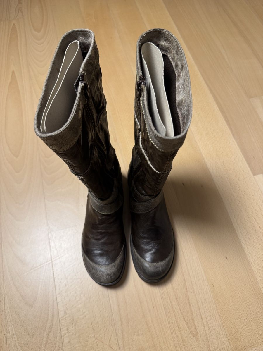 Scarpe da donna: Manas Design Lederstiefel, Grösse 38 – Nuovo (secondo la descrizione) da Muri b. Bern venduto da mymare
