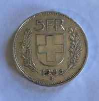 1952 5 Franken Silber