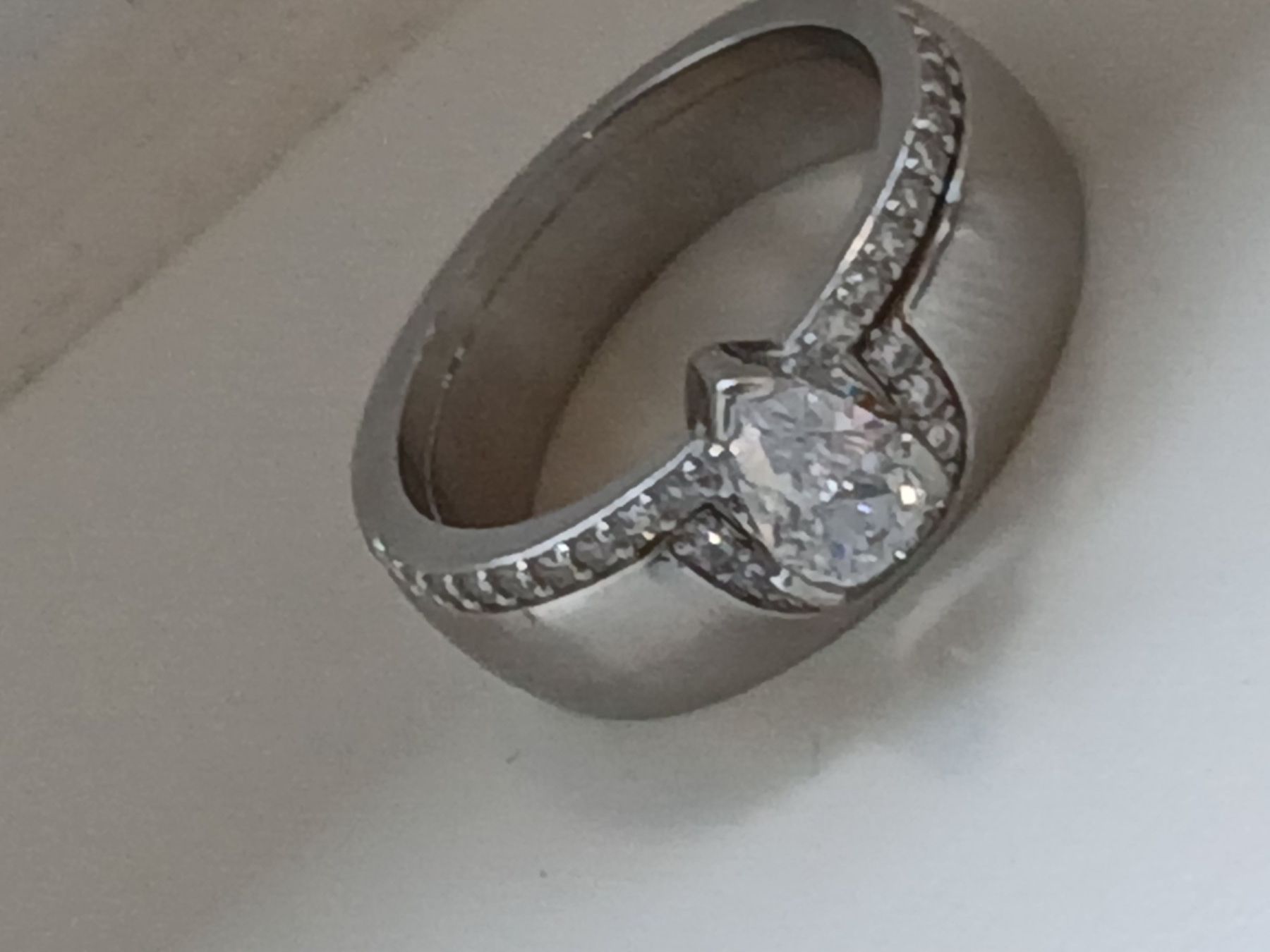 Anelli: 2 Silber Ringe mit Zirkonia – Usato da Stallikon venduto da madi0320