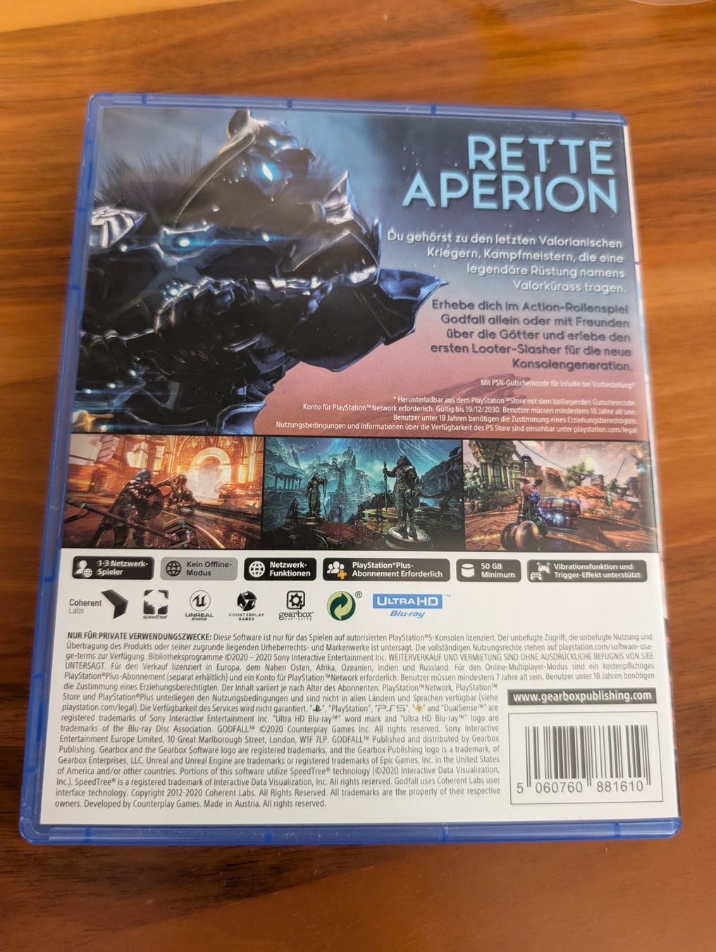 Sony Giochi: Godfall Playstation 5 PS5 Game – Usato da Hünenberg See venduto da SpecialEditionGaming 1