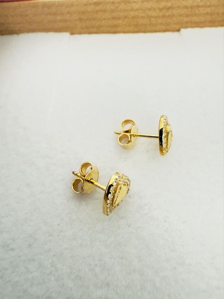 Orecchini pendenti & Orecchini a lobo: 750/18 Karat Gold Ohrstecker – Nuovo e nell'imballaggio originale da Murg venduto da MTGold 5