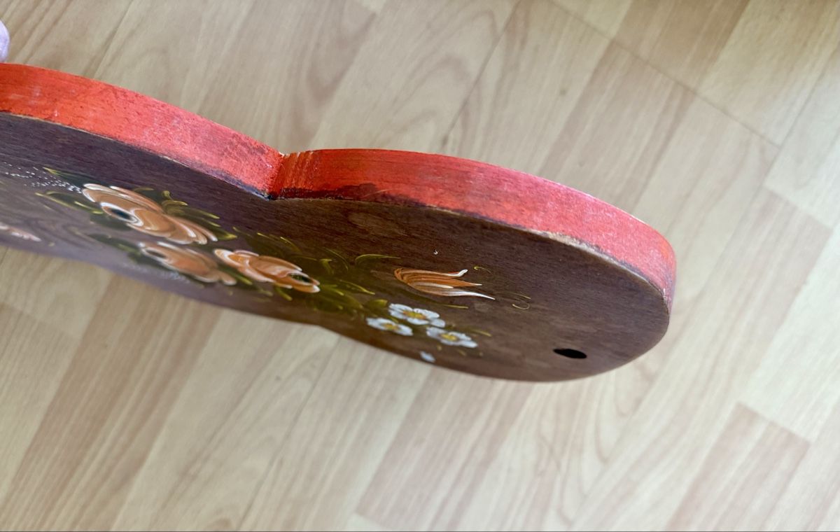 Articoli in legno: Brett mit Bauernmalerei – Usato da Zug venduto da Malibu117 1