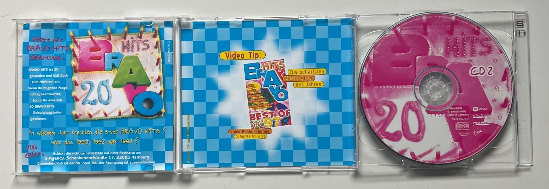 CD: Bravo Hits 20 (2 CDs) – Usato da Näfels venduto da rottabi 3