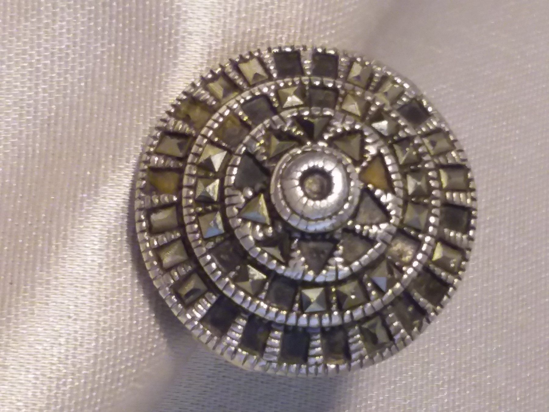 Ringe: Sterling Silber Markasiten Ring, Grösse 58 – Gebraucht aus Zürich von SciTec 1