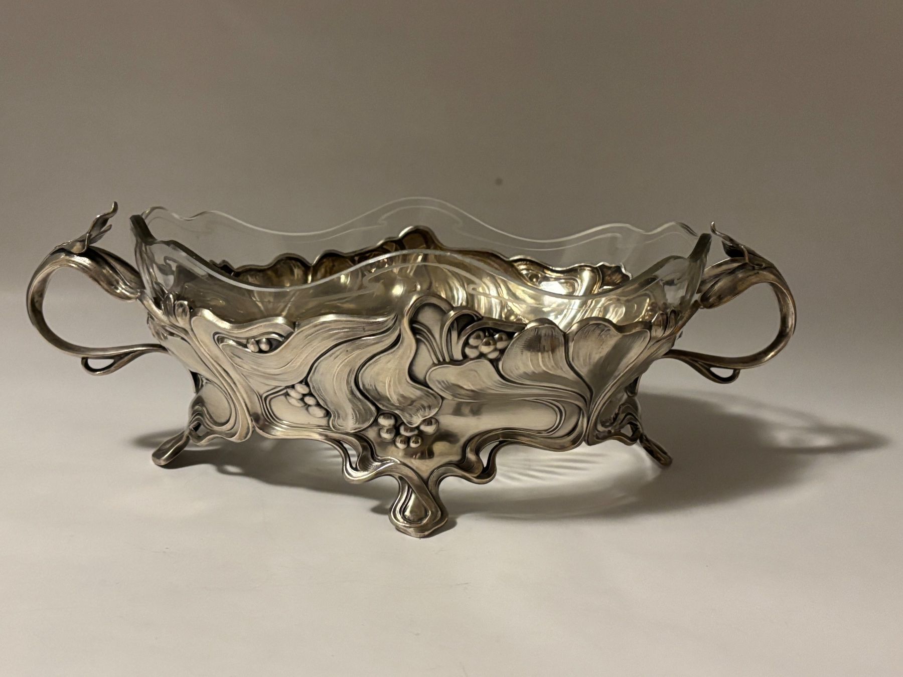 Ciotole: Alte Jugendstil Jardiniere Silber 800 – Usato da rotkreuz venduto da baudisch 2