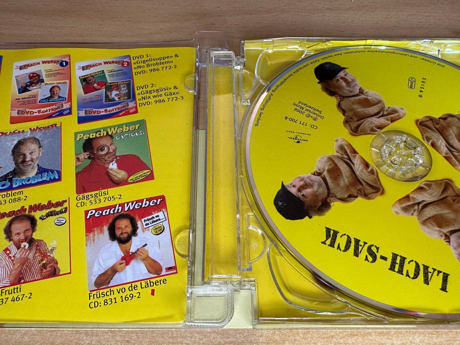 CDs: R6 Peach Weber – Lach-Sack – Gebraucht aus Rikon im Tösstal von Alpenmutz 2