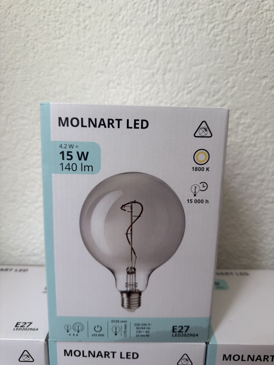 Ikea Tutte le decorazioni: 10x IKEA MOLNART LED E27 Globe Leuchtmittel - OVP! – Usato da Steffisburg venduto da com_tg29 2