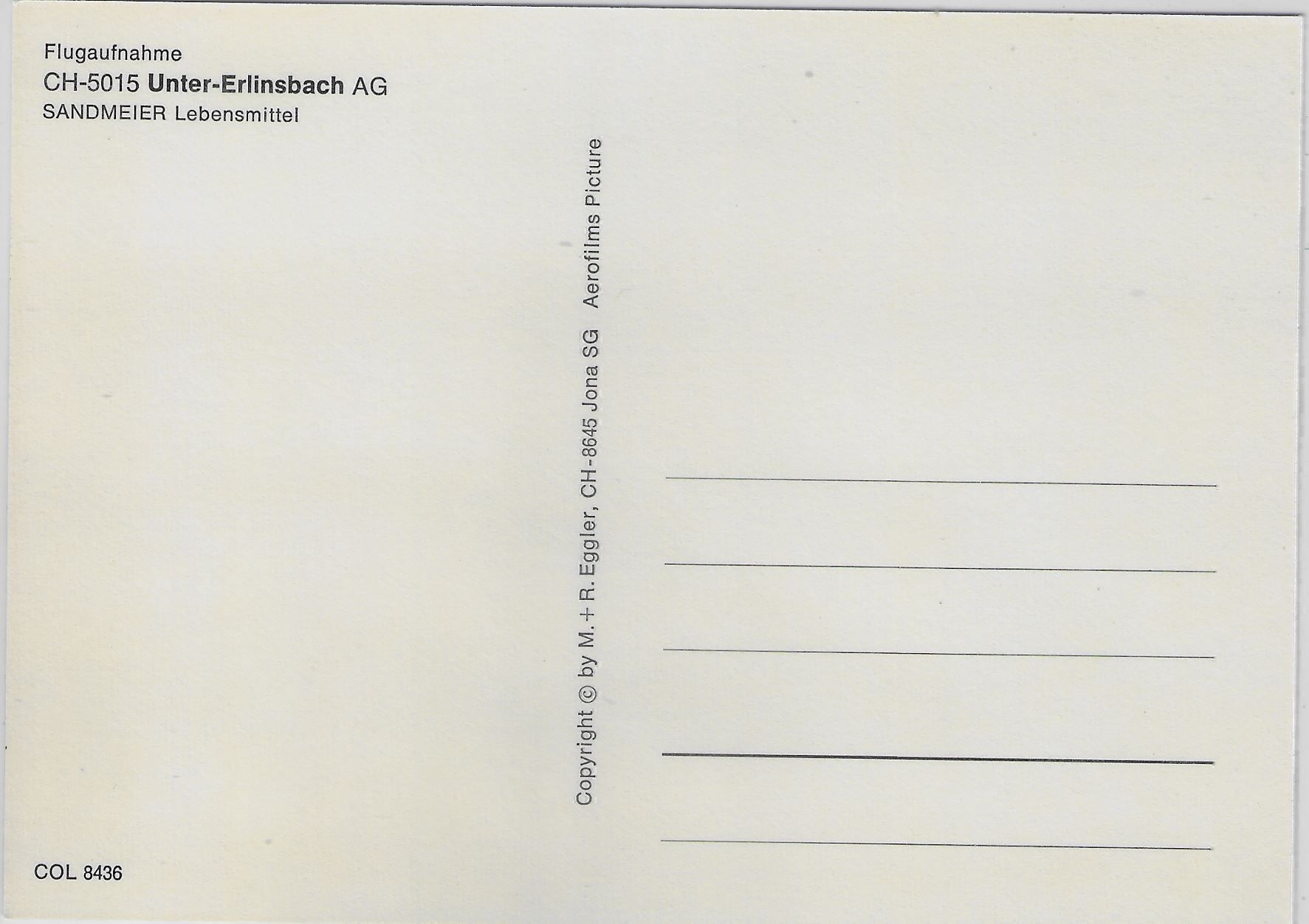 Cartoline postali: Flugaufnahme Unter-Erlinsbach Nieder- – Antico da Ettingen venduto da Kartenplanet 1
