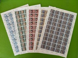 Pro Patria Bogensatz 1967, mit Abart 133.2.01, ET gest.