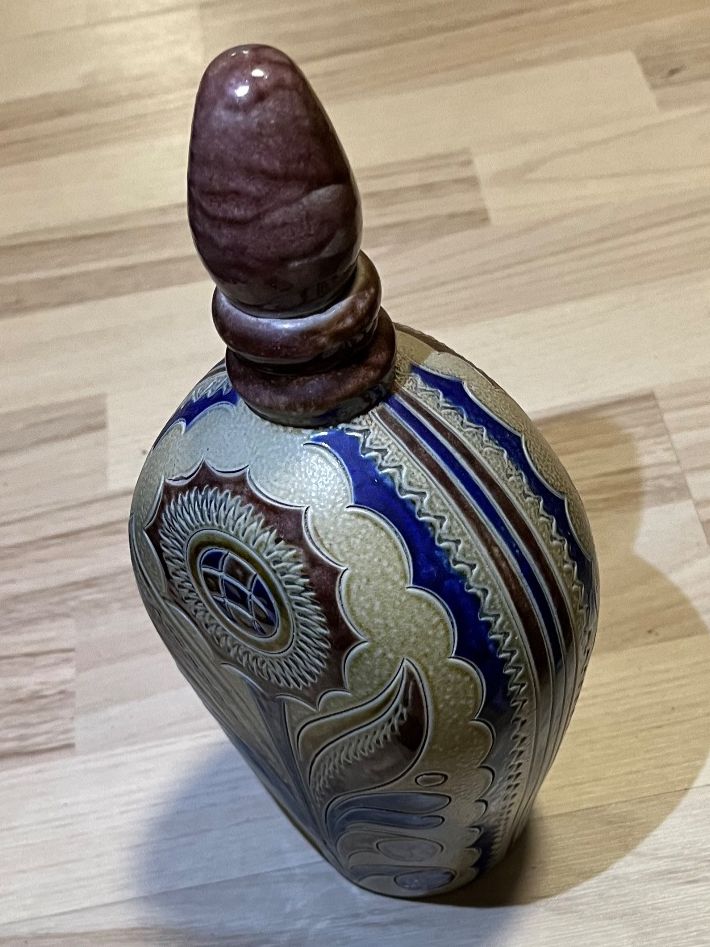 Vasi & Recipienti: Antike GLASUR-KERAMIK-VASE / flach-oval / zirka 1925-1935! – Usato da Frauenfeld venduto da sav_m8xk 4