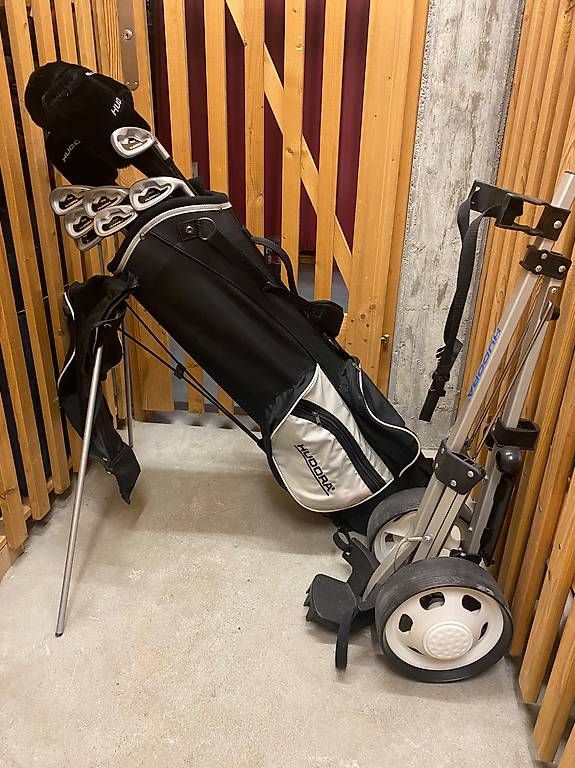 Mazze & Set: Golfset (13 Schläger) inkl. Golftrolley – Usato da Kloten venduto da And_kae91