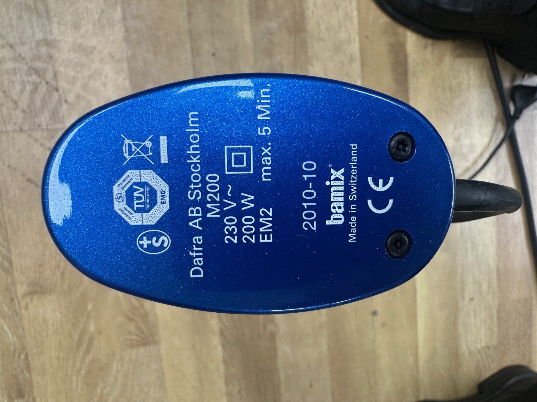Bamix Elettrodomestici da cucina: Bamix Stabmixer 200W blau met. – Nuovo (secondo la descrizione) da Amriswil venduto da H.P.Allemann 2