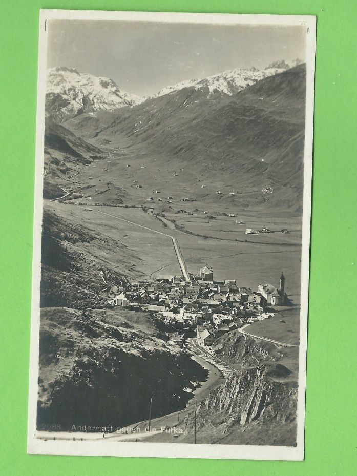 Cartoline postali: Andermatt gegen die Furka – Usato da Zürich venduto da t24_de