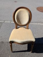 Medaillon Stuhl Holz gepolstert – klassischer Louis-XVI-Stil