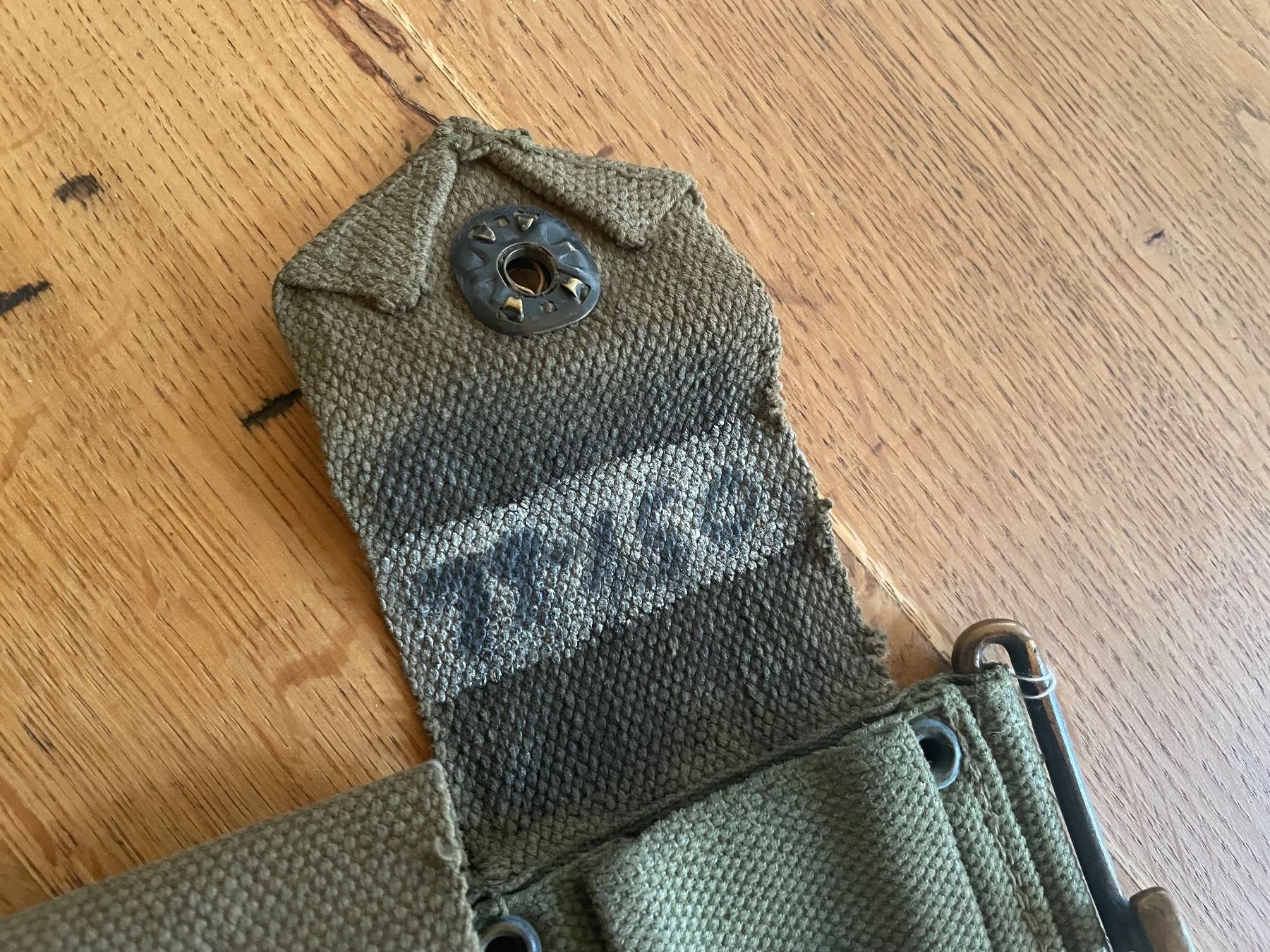 US Army Uniformi: Original us Army Springfield / Garand belt – Usato da Oberbütschel venduto da Woodie2005 3