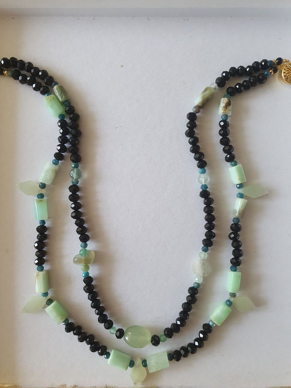 Catenine: Fantastisch Kette. Spinell, Fluorit, Amazonit – Nuovo (secondo la descrizione) da Benglen venduto da Meercat3 2