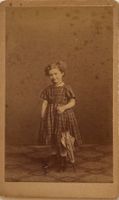 CDV C. Händschel, Lausanne - Kind mit Regenschirm