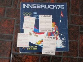 SKI Panini Album Olympische SPIELE Innsbruck 1976 (Bildli)