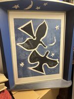 G. Braque Kunstdruck in handgefertigtem Rahmen 80x95 cm