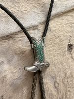 Native American boot bolo 