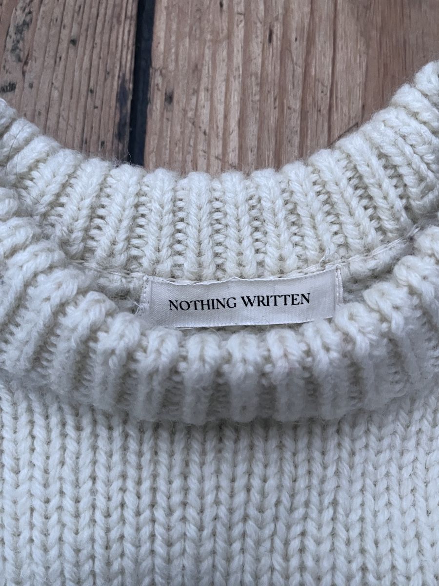 Maglioni & Felpe: Natur-Weisser Strickpullover aus 100% Wolle – Nuovo (secondo la descrizione) da Bern venduto da 50percent 1