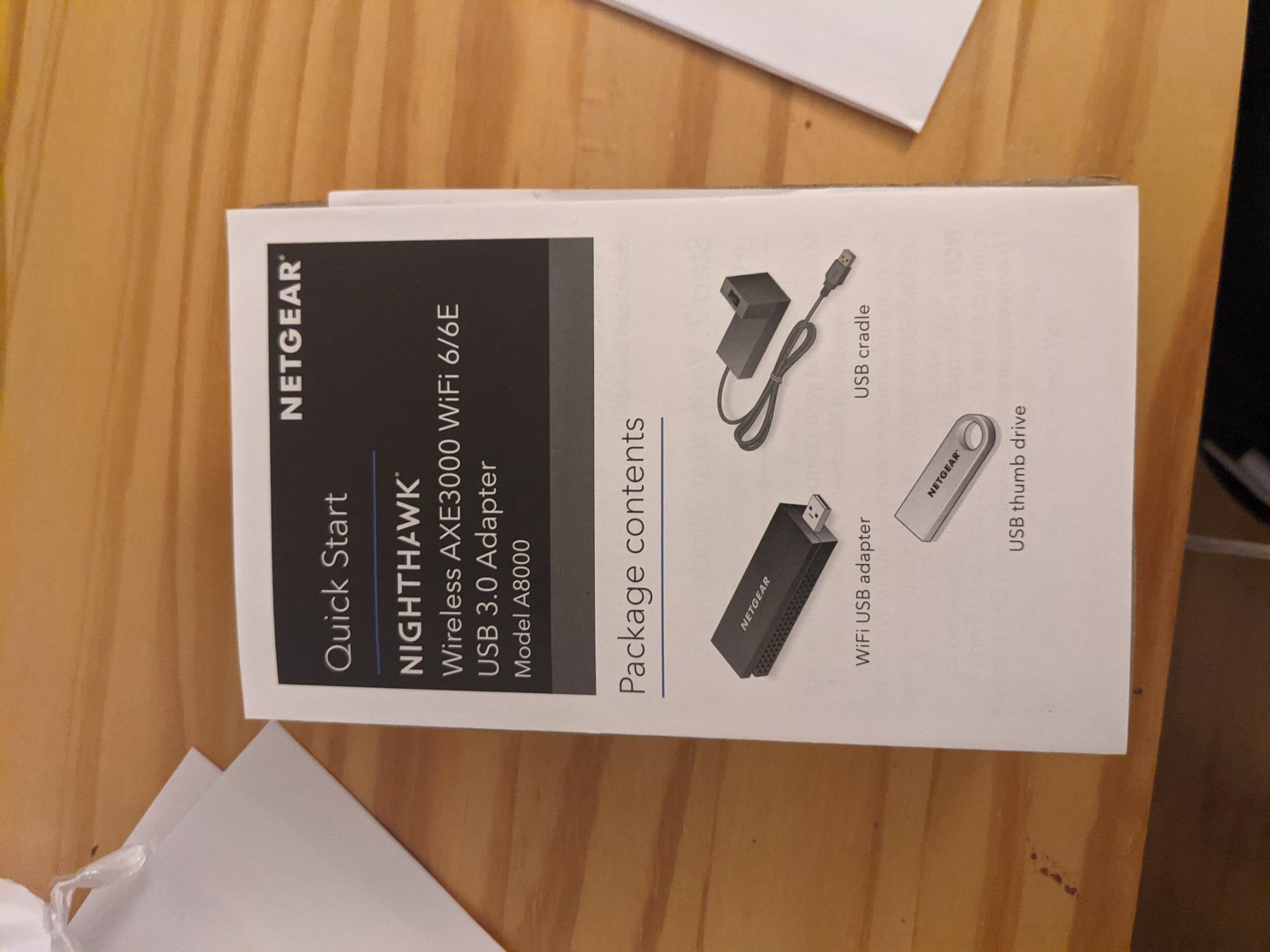 Laufwerke & Adapter: Netgear Nighthawk AXE3000 WiFi 6E USB adapter – Neu und originalverpackt aus Zürich von luc_s52r 1