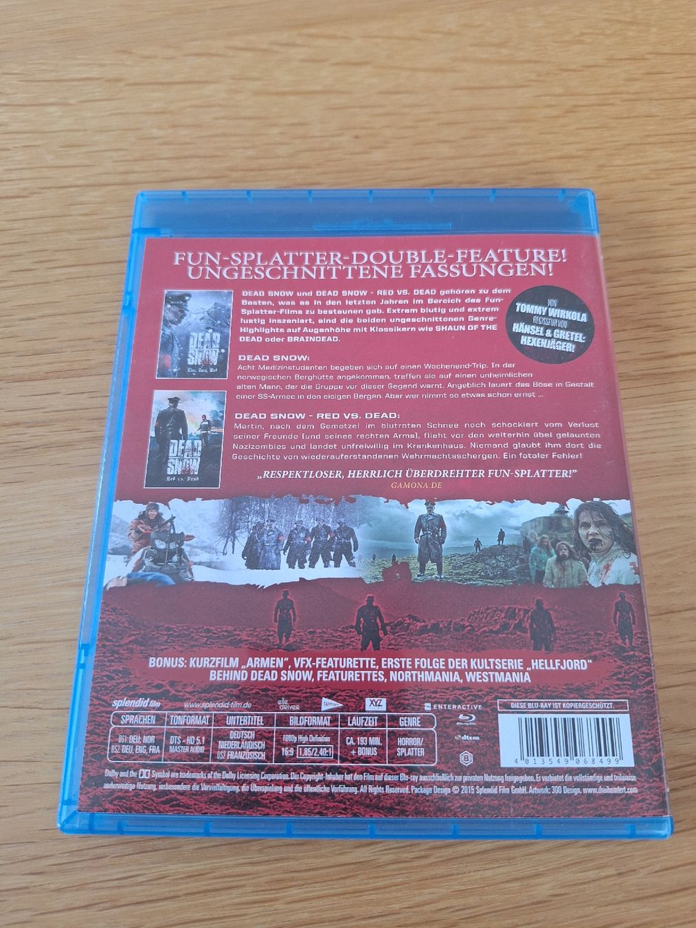 Tutti i DVDs: Blu-ray Dead Snow – Usato da Wanzwil venduto da chlinih93 1